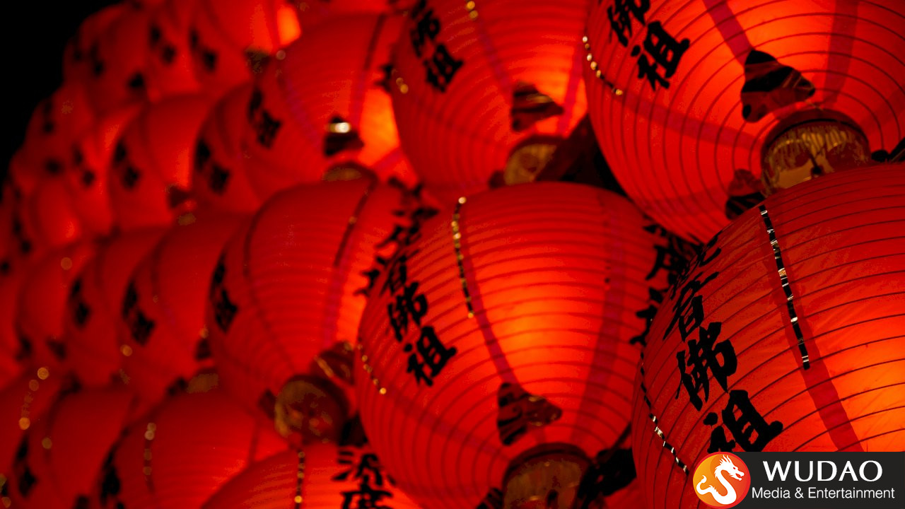 Chinese lampion rood