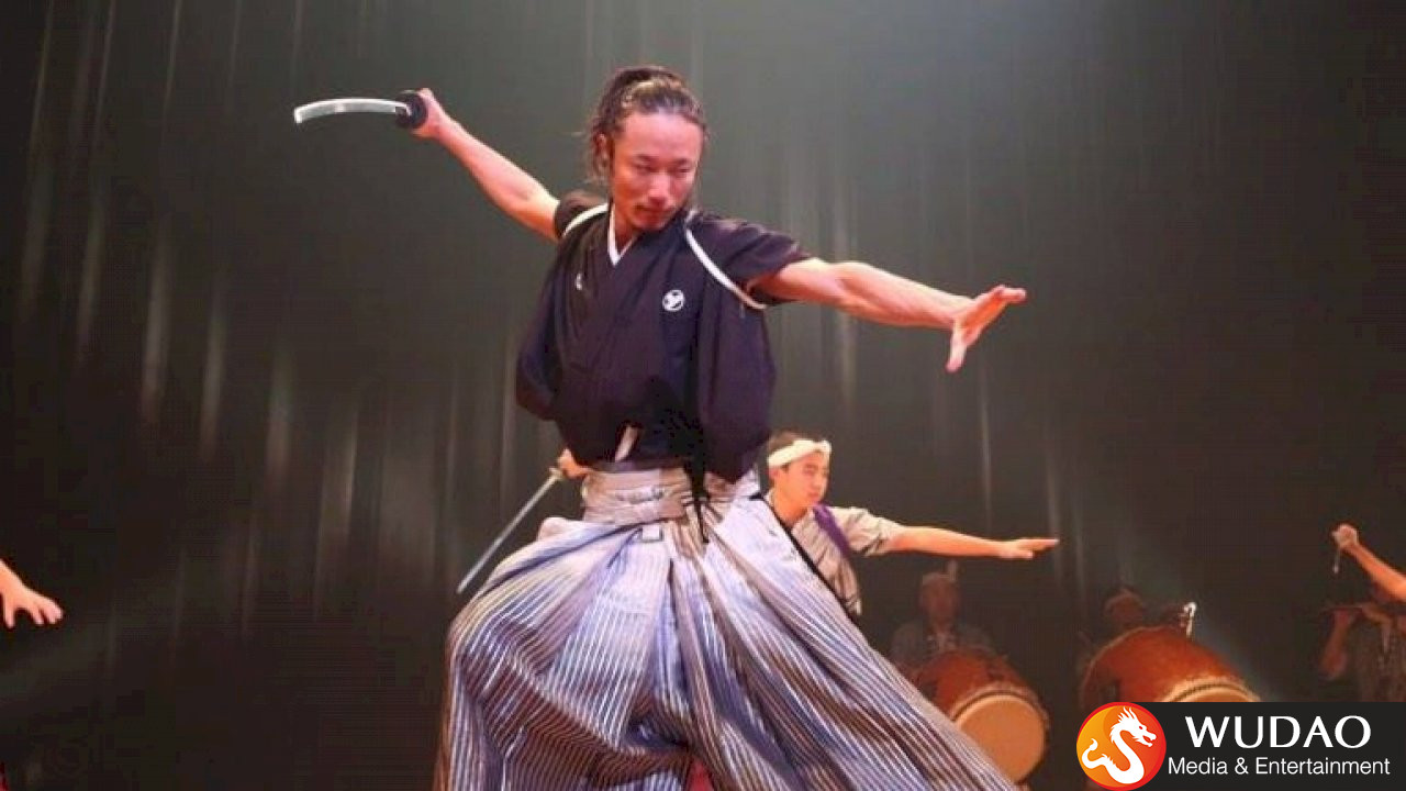 Japanse Samurai danser